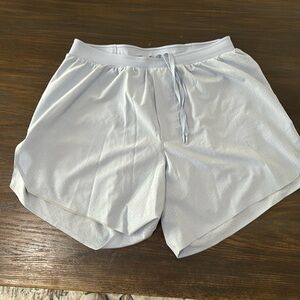 Lulu Fast and Free Running Shorts. 6” inseam, Size Medium.